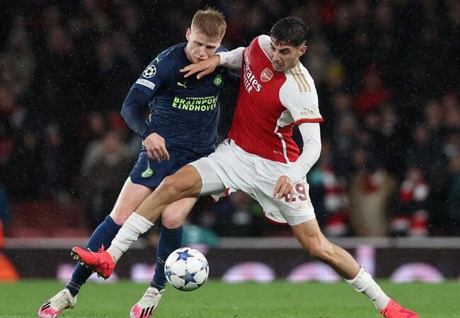 Dự đoán phạt góc trận đấu PSV vs Arsenal (3h00 ngày 5/3)