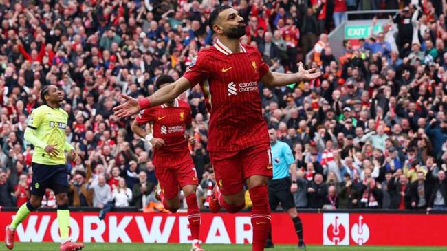 Tiền đạo Mohamed Salah đi vào lịch sử Premier League
