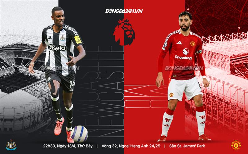 Trực tiếp bóng đá Newcastle vs MU Ngoại hạng Anh hôm nay