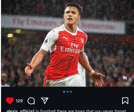 Alexis Sanchez gửi tin nhắn cho Arsenal sau tấm vé vào bán kết C1