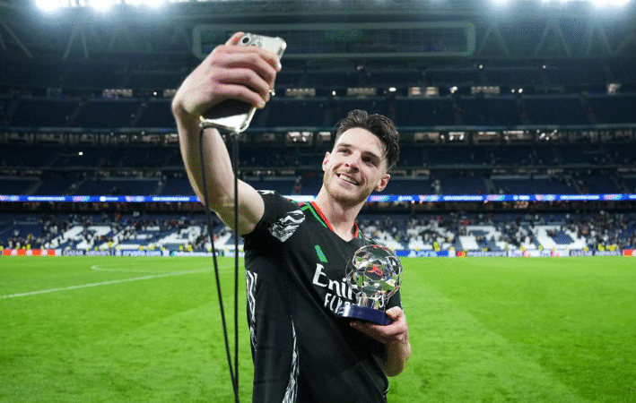 Declan Rice tuyên bố tự tin sau trận tứ kết với Real